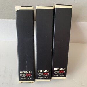 ULTIMA II   LIPSEXXXY Lipcolor IN THE SHADE: PERSONALS PLUM  LOT OF 3